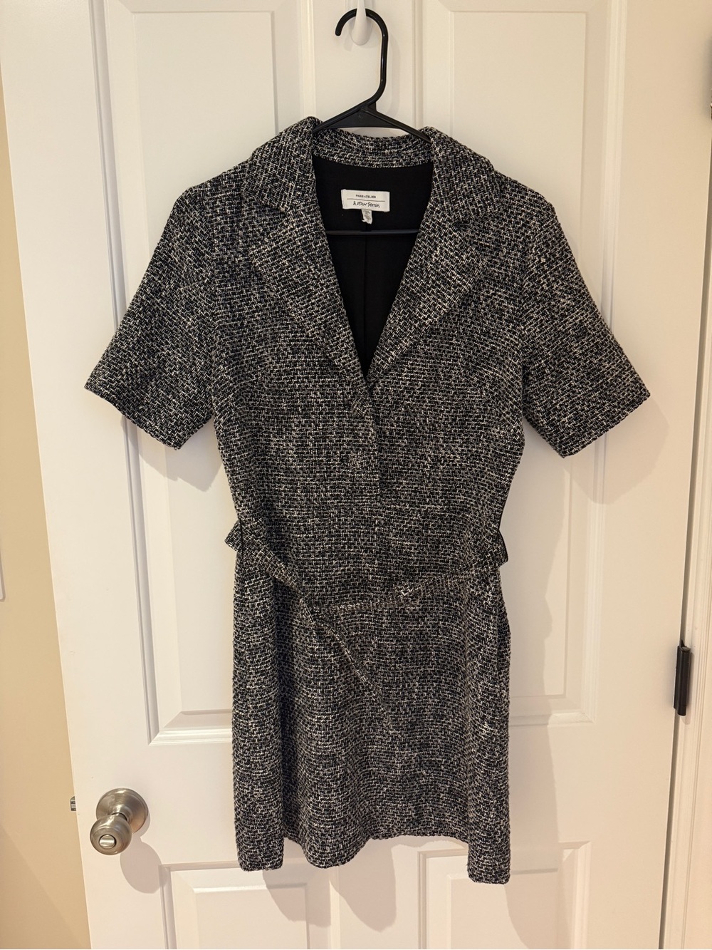 & Other Stories Tweed-Style Mini Dress